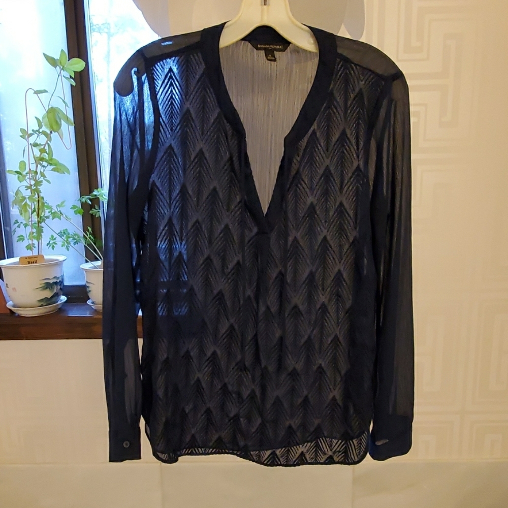 BR NWOT Sheer Blouse
